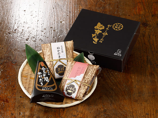 【進物用】合馬の筍 ぬかだきセット（さば・いわし・合馬の筍）